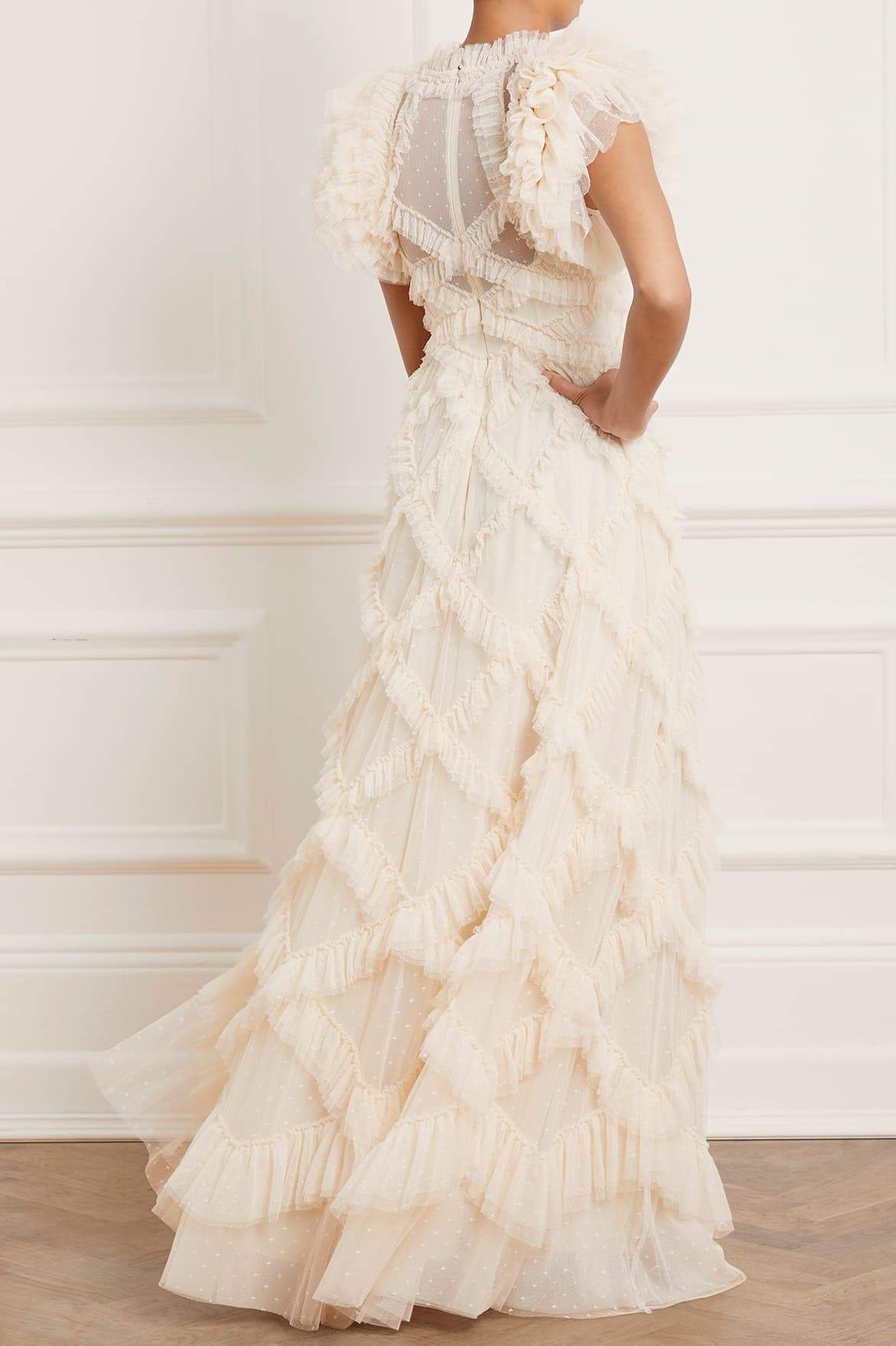 Genevieve Ruffle Gown