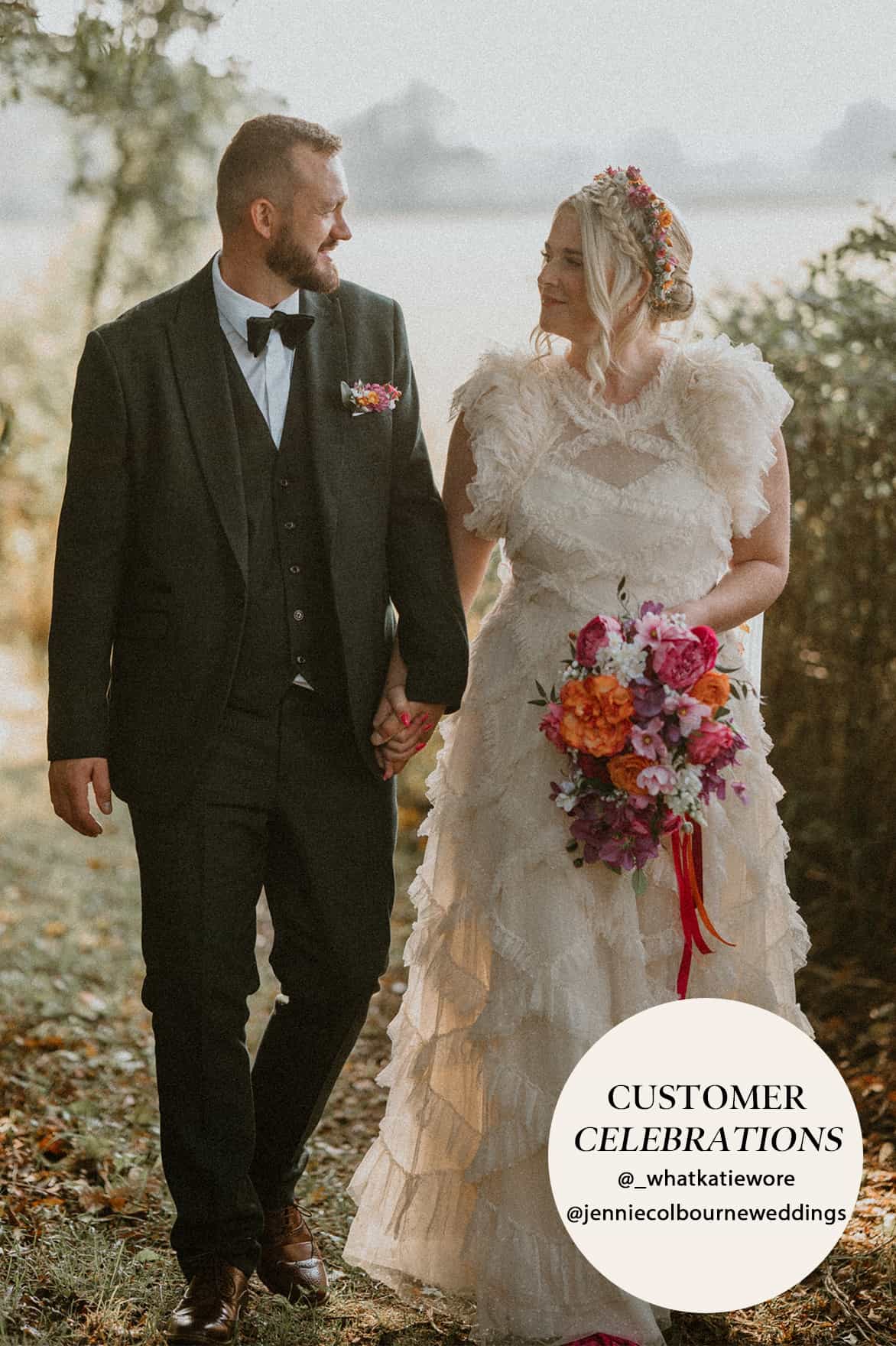 Genevieve Ruffle Gown