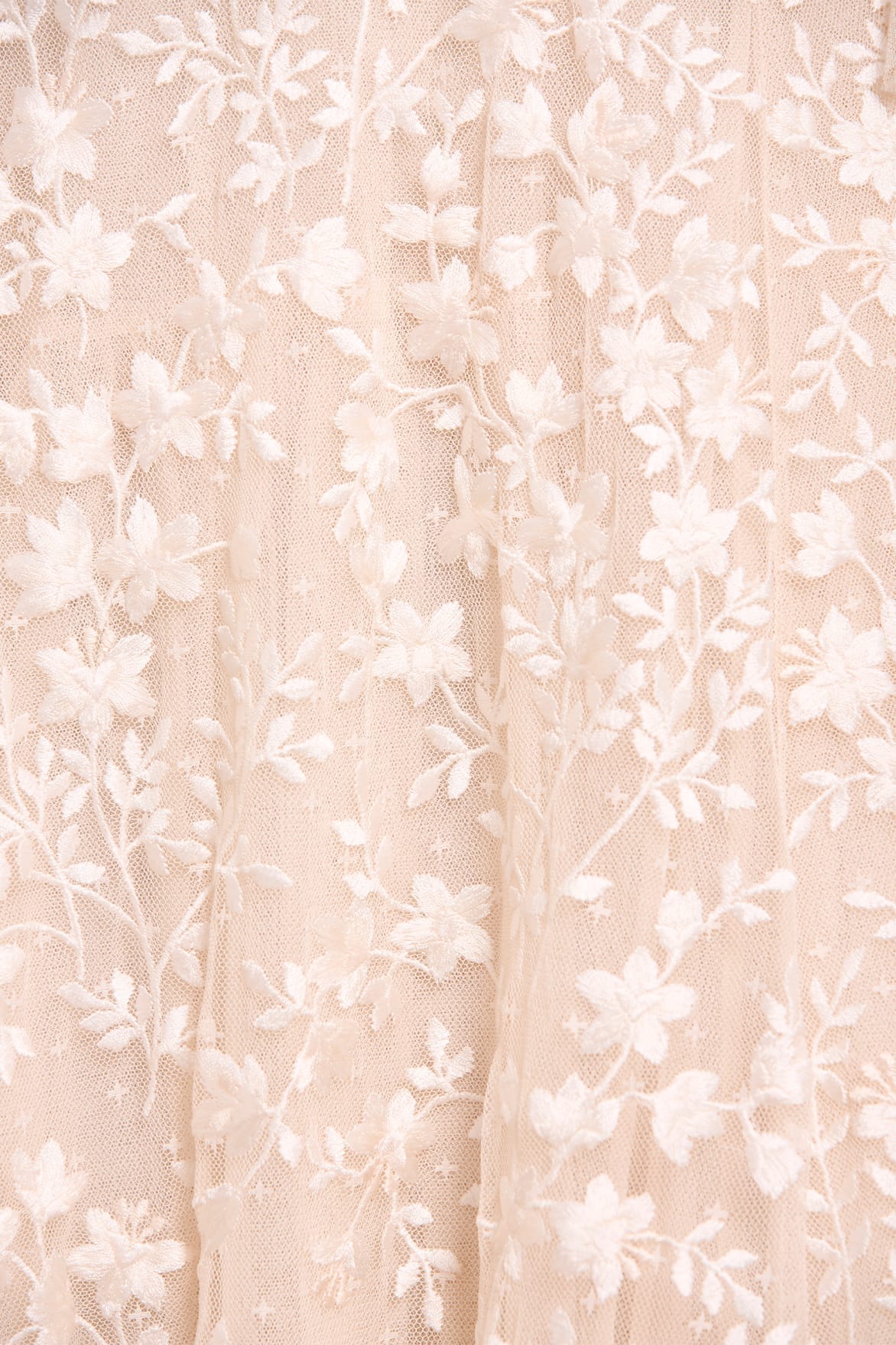 Everett Bloom Round Neck Ankle Gown