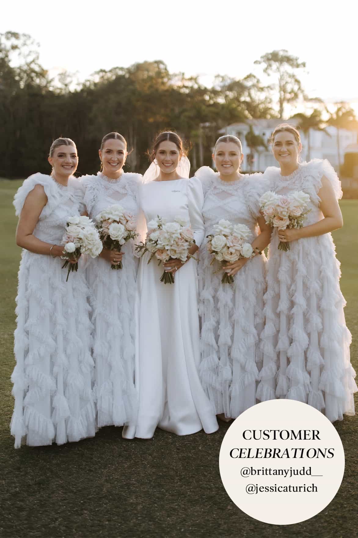 Genevieve Ruffle Gown