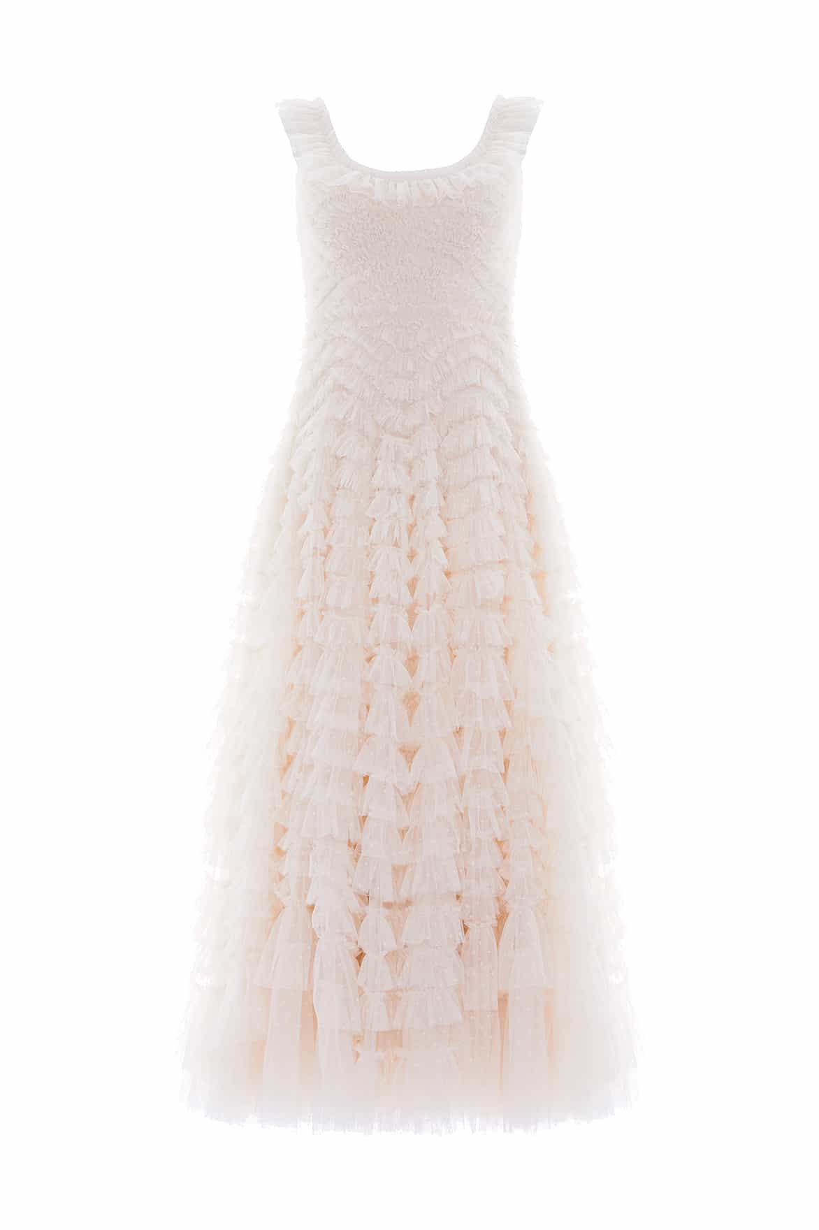 Hattie Scoop Neck Ankle Gown